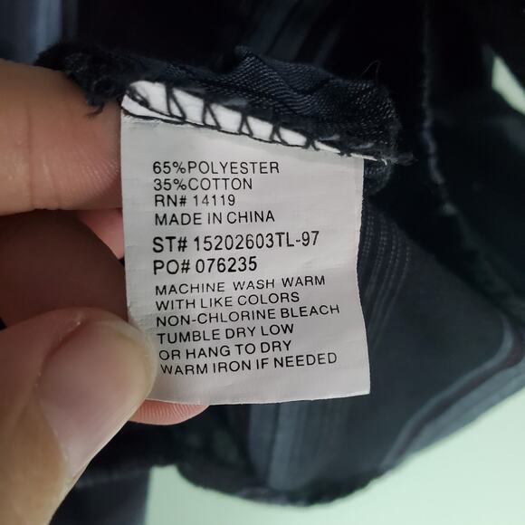 Ely Cattleman Mens Black Striped Western Pearl Snap Short Sleeve Shirt Size 3XLT - Picture 4 of 4